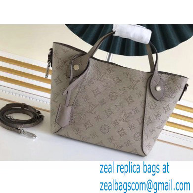 Louis Vuitton Mahina Perforated Leather Hina PM Bag M54351 Galet Gray 2021 - Click Image to Close