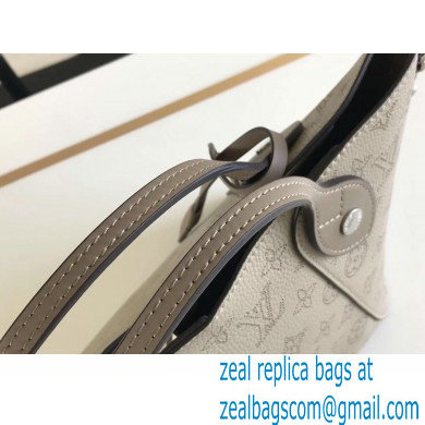 Louis Vuitton Mahina Perforated Leather Hina PM Bag M54351 Galet Gray 2021 - Click Image to Close