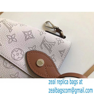 Louis Vuitton Mahina Perforated Leather Hina PM Bag M55551 Brume Grey 2021