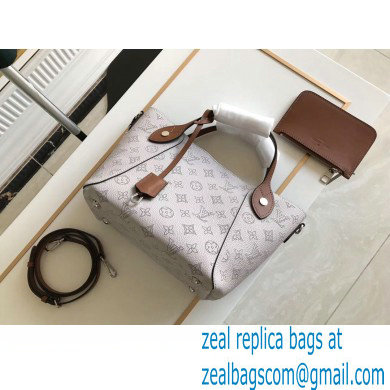 Louis Vuitton Mahina Perforated Leather Hina PM Bag M55551 Brume Grey 2021