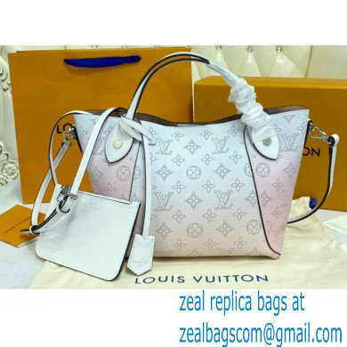 Louis Vuitton Mahina Perforated Leather Hina PM Bag M57858 Gradient Pink 2021 - Click Image to Close