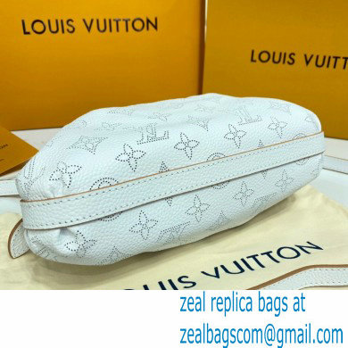 Louis Vuitton Mahina Perforated Leather Scala Mini Pouch Bag M80410 Snow White 2021 - Click Image to Close