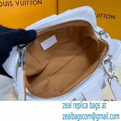 Louis Vuitton Mahina Perforated Leather Scala Mini Pouch Bag M80410 Snow White 2021