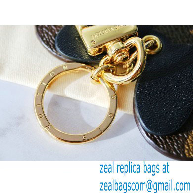 Louis Vuitton Monogram Canvas Bag Charm and Key Holder Mickey Minnie Mouse Black