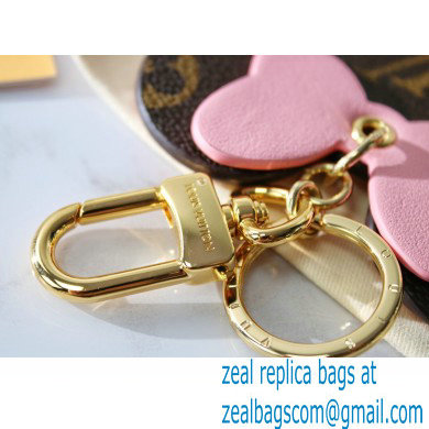 Louis Vuitton Monogram Canvas Bag Charm and Key Holder Mickey Minnie Mouse Pink - Click Image to Close