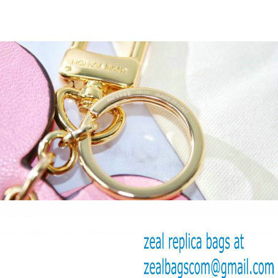 Louis Vuitton Monogram Canvas Bag Charm and Key Holder Mickey Minnie Mouse Pink - Click Image to Close