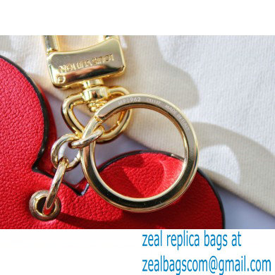 Louis Vuitton Monogram Canvas Bag Charm and Key Holder Mickey Minnie Mouse Red
