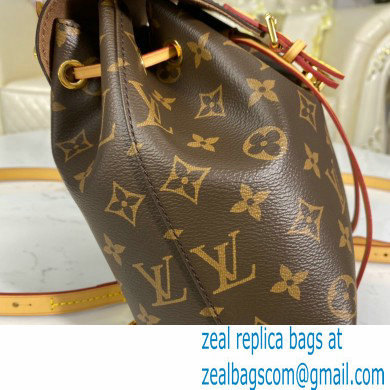 Louis Vuitton Monogram Canvas Montsouris BB Backpack Bag M45502 Natural