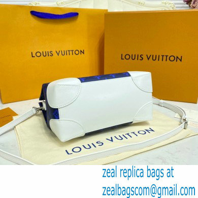 Louis Vuitton Monogram Canvas Print Tote Bag Blue 2021 - Click Image to Close