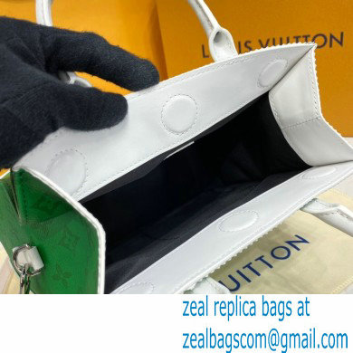 Louis Vuitton Monogram Canvas Print Tote Bag Green 2021 - Click Image to Close