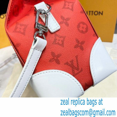 Louis Vuitton Monogram Canvas Print Tote Bag Red 2021