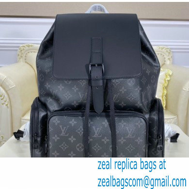 Louis Vuitton Monogram Eclipse Canvas Backpack Trio Bag M45538