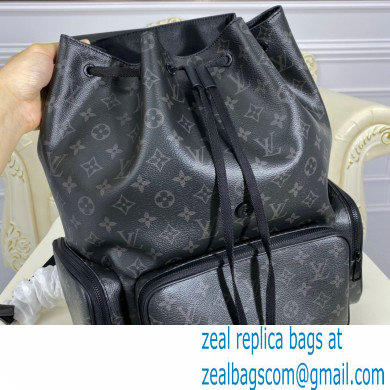 Louis Vuitton Monogram Eclipse Canvas Backpack Trio Bag M45538 - Click Image to Close