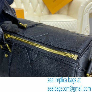 Louis Vuitton Monogram Empreinte Giant Leather Keepall Bandoulière 45 Bag M45532 2021 - Click Image to Close