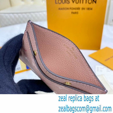 Louis Vuitton Monogram Empreinte Leather Card Holder M80401 Bouton de Rose Pink By The Pool Capsule Collection 2021