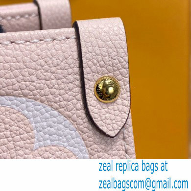 Louis Vuitton Monogram Empreinte Leather OnTheGo MM Tote Bag Bouton de Rose Pink By The Pool Capsule Collection 2021