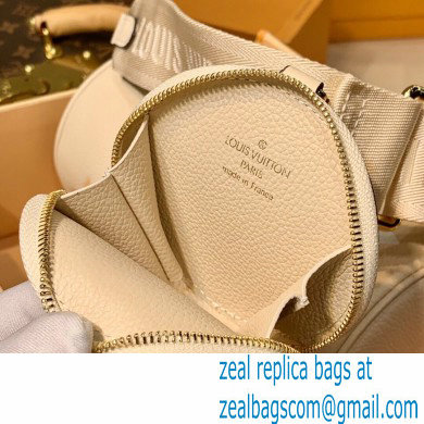 Louis Vuitton Monogram Empreinte Leather Papillon BB Bag M45708 Cream/Saffron By The Pool Capsule Collection 2021