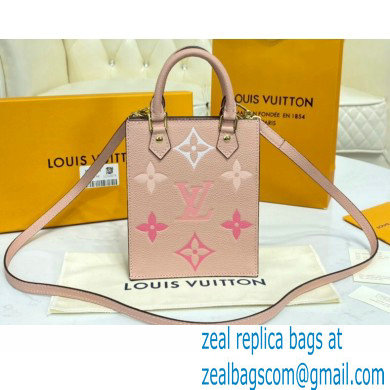 Louis Vuitton Monogram Empreinte Leather Petit Sac Plat Bag M80449 Bouton de Rose Pink By The Pool Capsule Collection 2021 - Click Image to Close