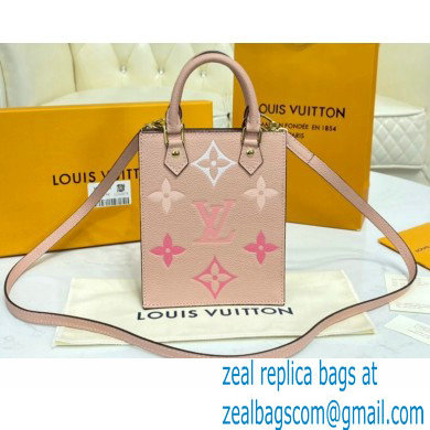 Louis Vuitton Monogram Empreinte Leather Petit Sac Plat Bag M80449 Bouton de Rose Pink By The Pool Capsule Collection 2021