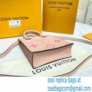 Louis Vuitton Monogram Empreinte Leather Petit Sac Plat Bag M80449 Bouton de Rose Pink By The Pool Capsule Collection 2021