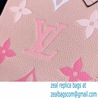 Louis Vuitton Monogram Empreinte Leather Petit Sac Plat Bag M80449 Bouton de Rose Pink By The Pool Capsule Collection 2021 - Click Image to Close