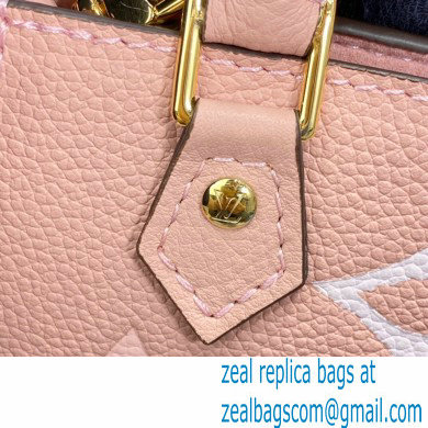 Louis Vuitton Monogram Empreinte Leather Petit Sac Plat Bag M80449 Bouton de Rose Pink By The Pool Capsule Collection 2021 - Click Image to Close