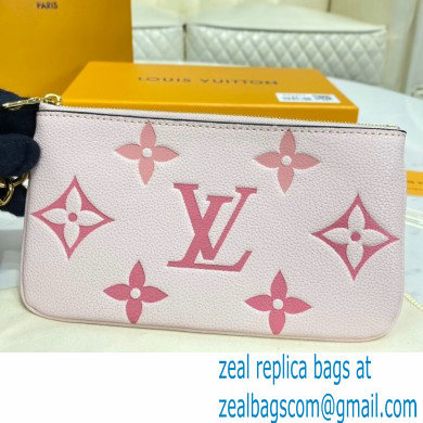 Louis Vuitton Monogram Empreinte Leather Trio Pouch Bag M80407 By The Pool Capsule Collection 2021