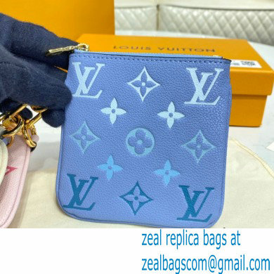 Louis Vuitton Monogram Empreinte Leather Trio Pouch Bag M80407 By The Pool Capsule Collection 2021