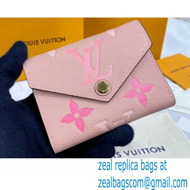 Louis Vuitton Monogram Empreinte Leather Victorine Wallet Bouton de Rose Pink By The Pool Capsule Collection 2021 - Click Image to Close