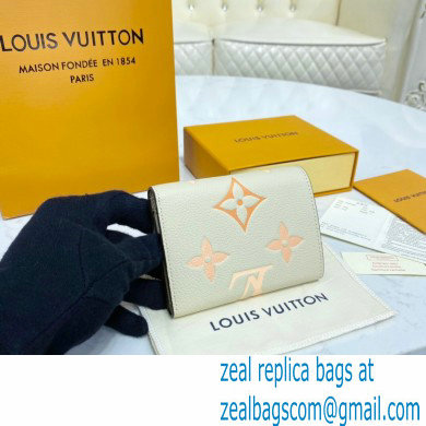 Louis Vuitton Monogram Empreinte Leather Victorine Wallet Cream/Saffron By The Pool Capsule Collection 2021 - Click Image to Close