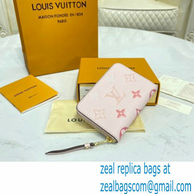 Louis Vuitton Monogram Empreinte Leather Zippy Coin Purse M80408 Bouton de Rose Pink By The Pool Capsule Collection 2021 - Click Image to Close