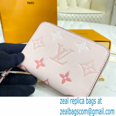 Louis Vuitton Monogram Empreinte Leather Zippy Coin Purse M80408 Bouton de Rose Pink By The Pool Capsule Collection 2021