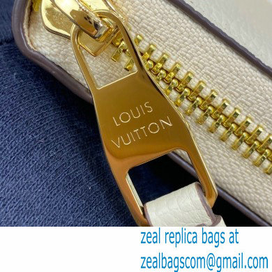 Louis Vuitton Monogram Empreinte Leather Zippy Wallet M80402 Cream/Saffron By The Pool Capsule Collection 2021