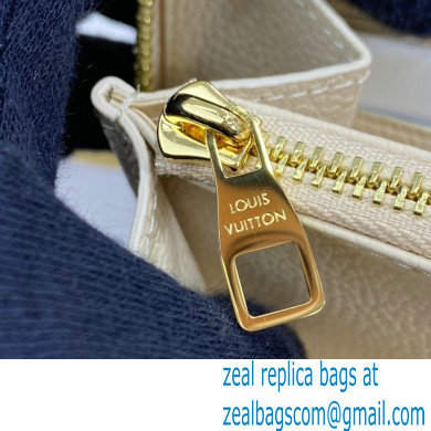 Louis Vuitton Monogram Empreinte Leather Zippy Wallet M80402 Cream/Saffron By The Pool Capsule Collection 2021