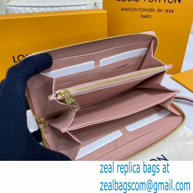 Louis Vuitton Monogram Empreinte Leather Zippy Wallet M80403 Bouton de Rose Pink By The Pool Capsule Collection 2021