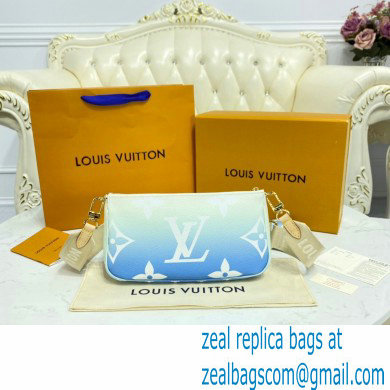 Louis Vuitton Monogram Giant Canvas Multi Pochette Accessoires Bag M57633 Blue By The Pool Capsule Collection 2021