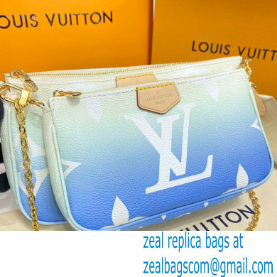 Louis Vuitton Monogram Giant Canvas Multi Pochette Accessoires Bag M57633 Blue By The Pool Capsule Collection 2021