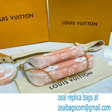 Louis Vuitton Monogram Giant Canvas Multi Pochette Accessoires Bag M57634 Brume Gray By The Pool Capsule Collection 2021