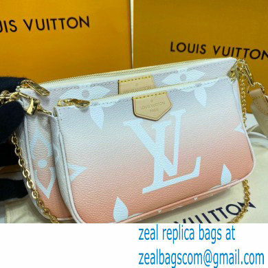 Louis Vuitton Monogram Giant Canvas Multi Pochette Accessoires Bag M57634 Brume Gray By The Pool Capsule Collection 2021