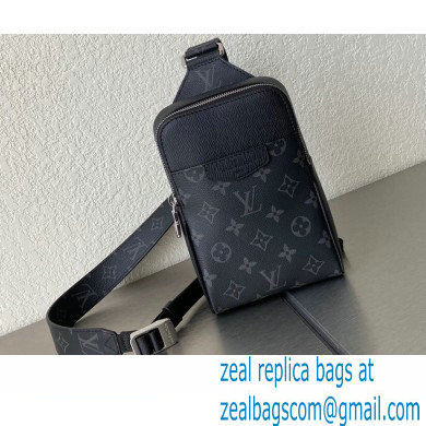 Louis Vuitton Outdoor Slingbag Bag Taigarama M30741 Black 2021 - Click Image to Close