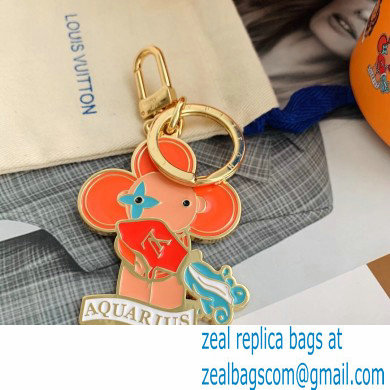 Louis Vuitton Vivienne Bag Charm and Key Holder Zodiac Aquarius