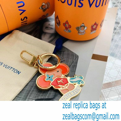 Louis Vuitton Vivienne Bag Charm and Key Holder Zodiac Aquarius