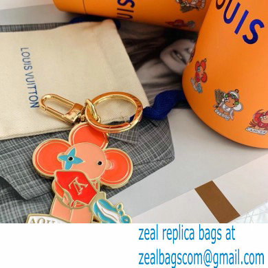 Louis Vuitton Vivienne Bag Charm and Key Holder Zodiac Aquarius