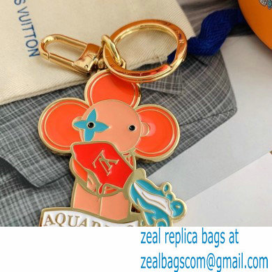 Louis Vuitton Vivienne Bag Charm and Key Holder Zodiac Aquarius