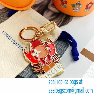 Louis Vuitton Vivienne Bag Charm and Key Holder Zodiac Cancer