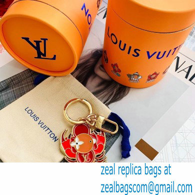 Louis Vuitton Vivienne Bag Charm and Key Holder Zodiac Cancer