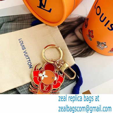 Louis Vuitton Vivienne Bag Charm and Key Holder Zodiac Cancer