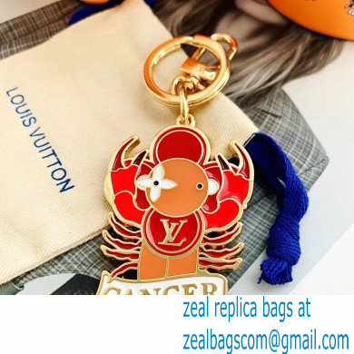 Louis Vuitton Vivienne Bag Charm and Key Holder Zodiac Cancer