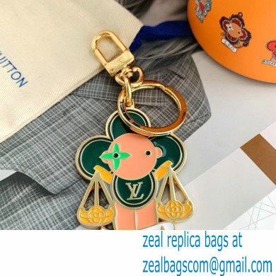 Louis Vuitton Vivienne Bag Charm and Key Holder Zodiac Libra - Click Image to Close