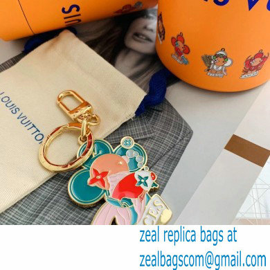 Louis Vuitton Vivienne Bag Charm and Key Holder Zodiac Pisces